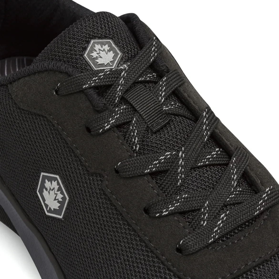 Sneakers da Uomo nere in mesh ed effetto scamosciato Lumberjack