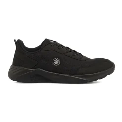 Sneakers da Uomo nere in mesh ed effetto scamosciato Lumberjack
