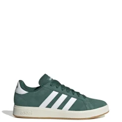 Sneakers da uomo verdi in pelle con logo adidas Grand Court Base 00s