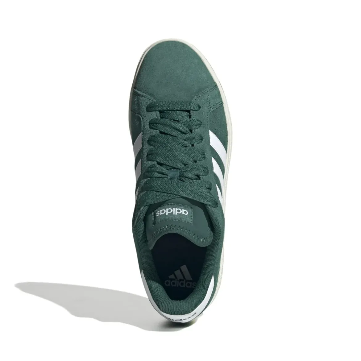 Sneakers da uomo verdi in pelle con logo adidas Grand Court Base 00s