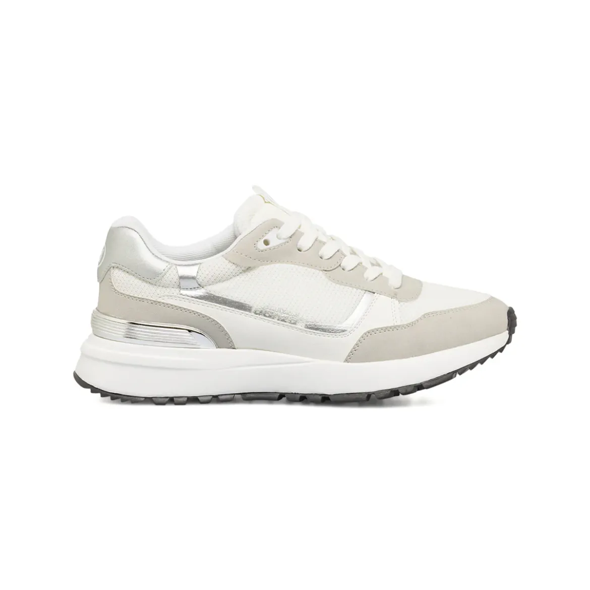 Sneakers Donna Bianche con inserti argento Dimensione Danza