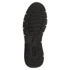 Sneakers gialle casual da uomo con dettagli neri e blu e logo Ducati