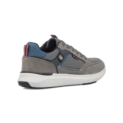 Sneakers grigie da Uomo con dettagli effetto scamosciato Lumberjack