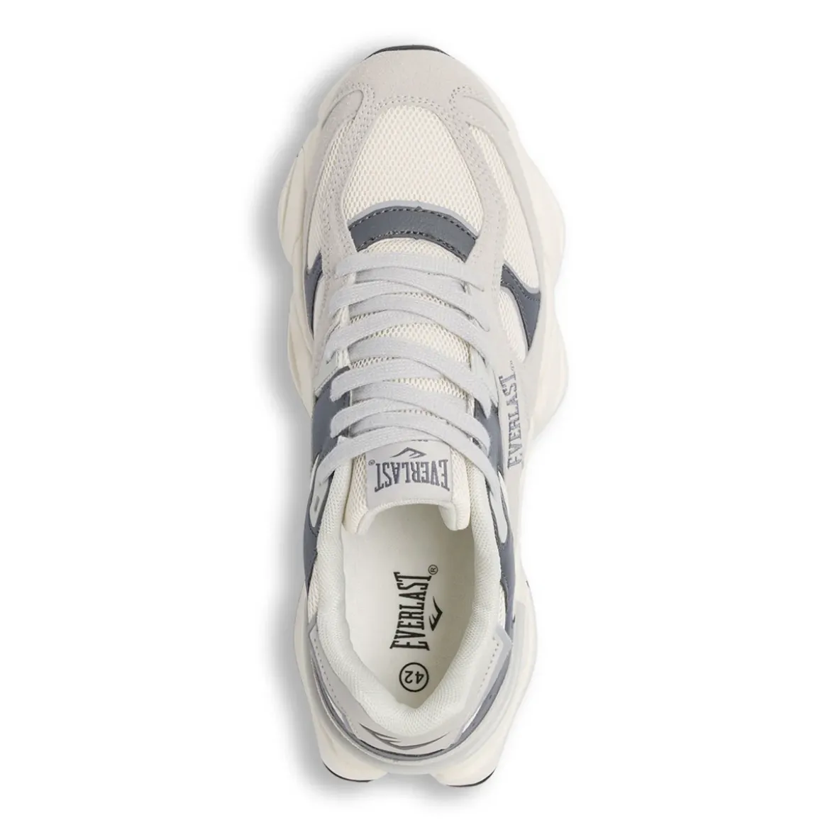 Sneakers grigie da Uomo con inserti effetto scamosciato Everlast