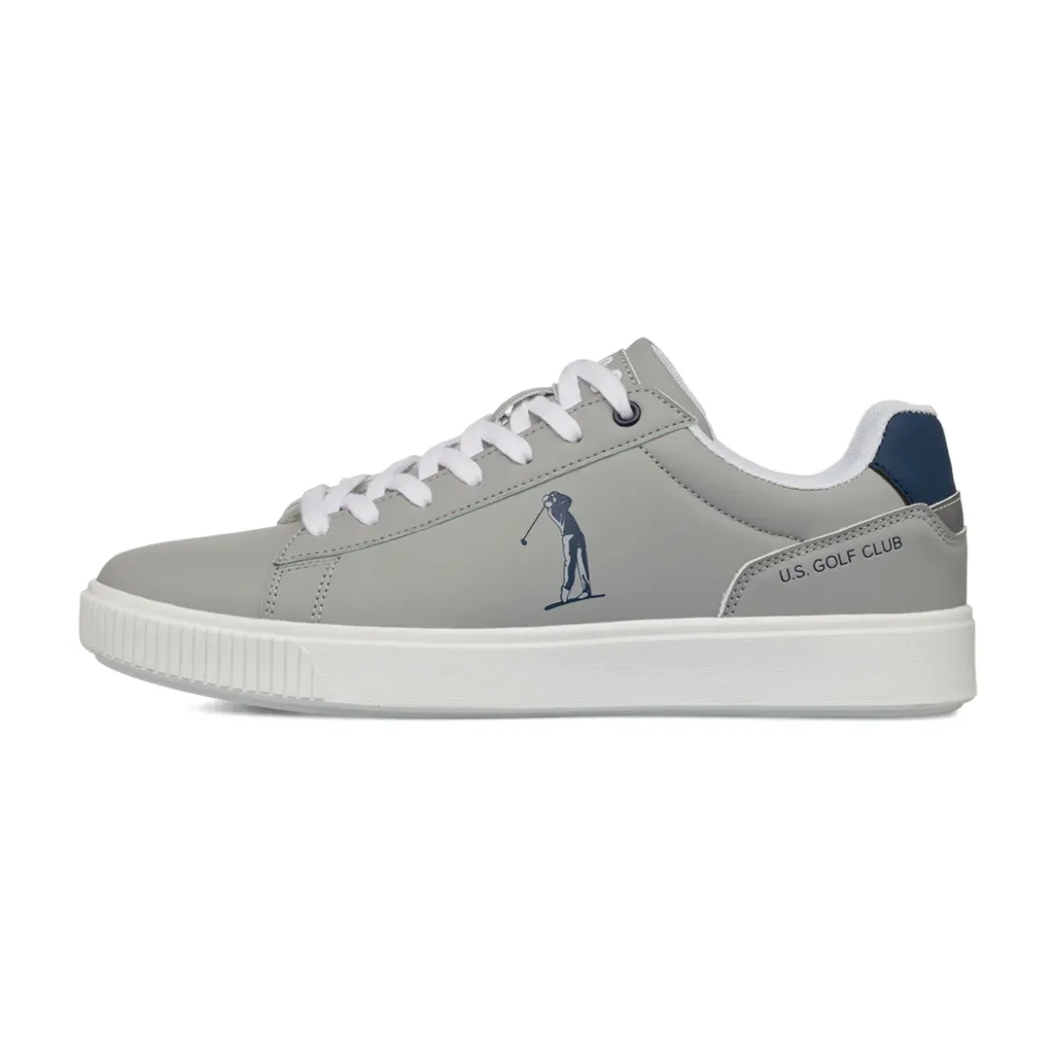 Sneakers grigie da Uomo con logo laterale US Golf Club