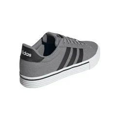 Sneakers grigie da Uomo in tela con tre strisce DAILY 4.0 adidas