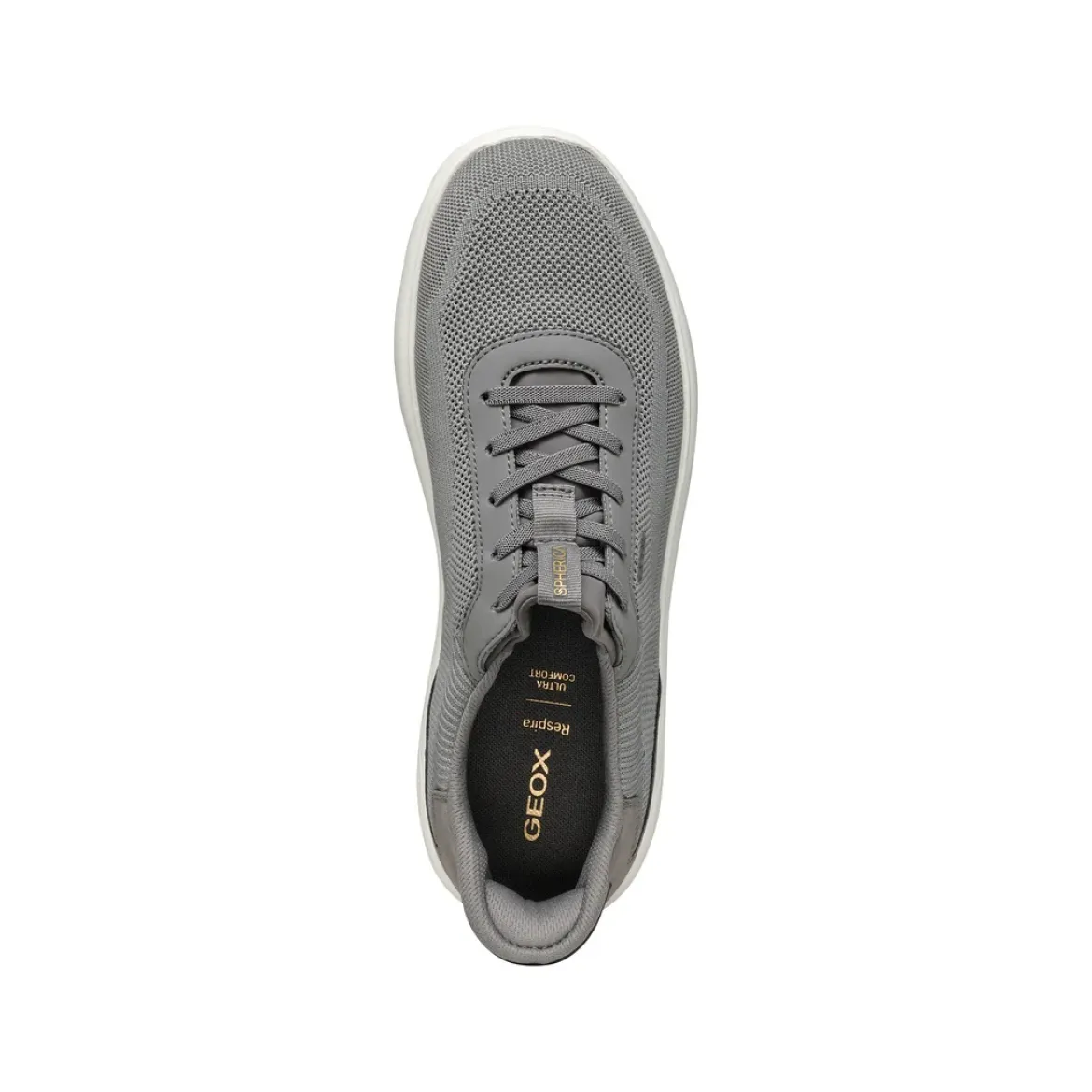 Sneakers Grigie da Uomo in tessuto mesh Geox Fast In