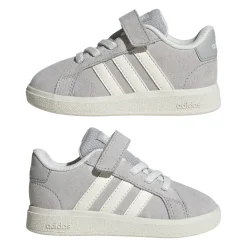 Sneakers grigie Primi Passi con strappo adidas Grand court 00s