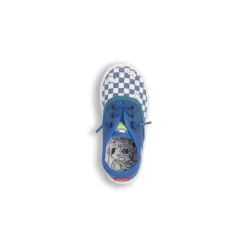 Sneakers in tela blu da Bambino a scacchi Snoopy Peanuts Lumberjack