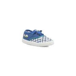 Sneakers in tela blu da Bambino a scacchi Snoopy Peanuts Lumberjack