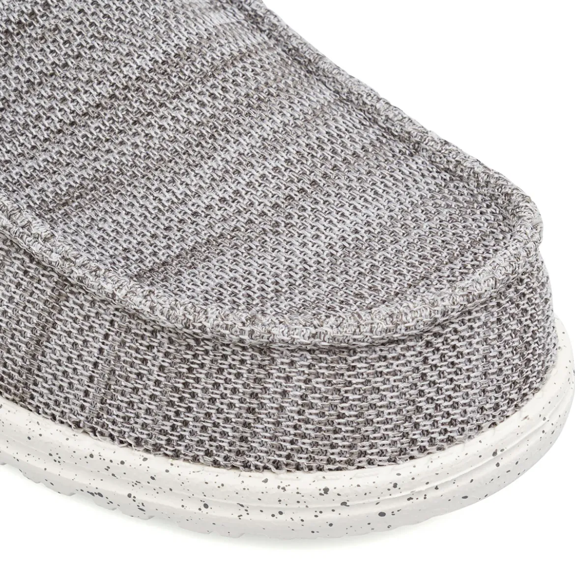 Sneakers leggere grigie da Uomo in tela Heydude Wally stretch