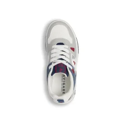Sneakers Navigare da Ragazzo bianche con dettagli blu e rossi