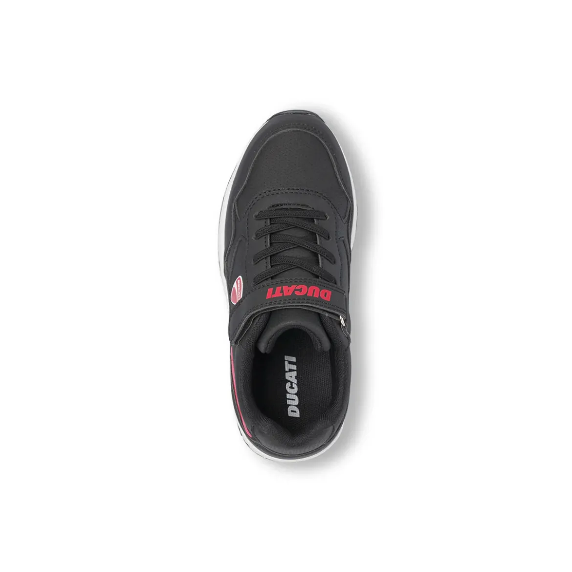 Sneakers nere da Bambino con chiusura a strappo Ducati