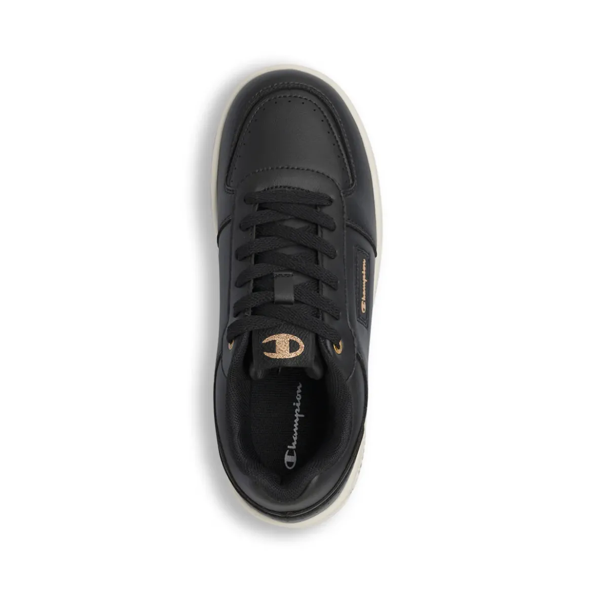 Sneakers nere da Donna con suola platform logo dorato Champion