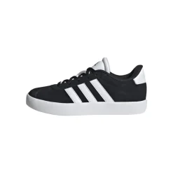 Sneakers nere da ragazzo con strisce bianche adidas VL Court 3.0 K