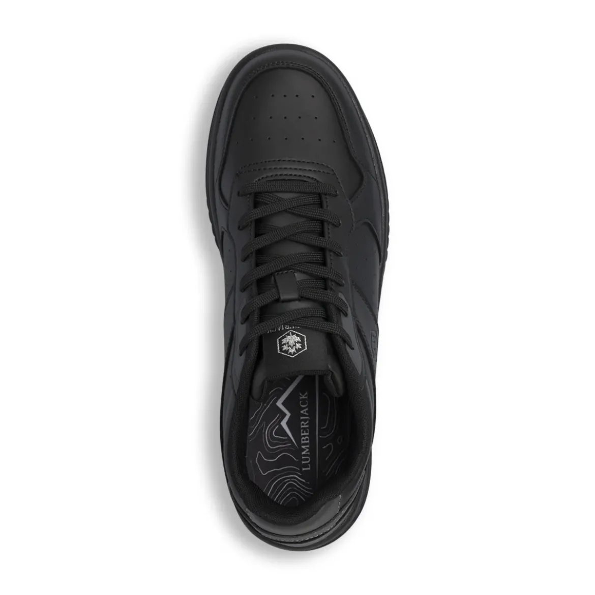 Sneakers nere da Uomo con dettagli traforati e logo Lumberjack