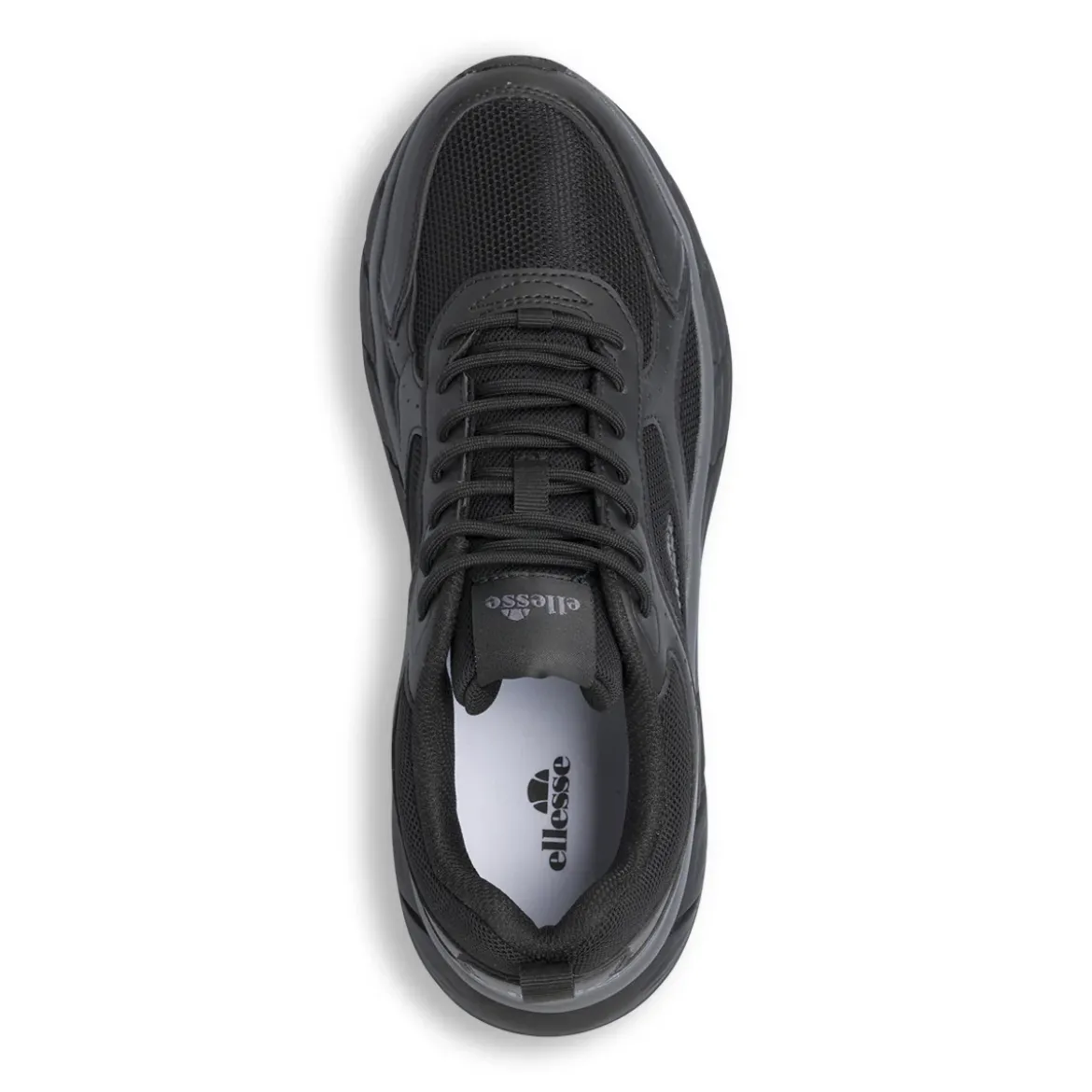 Sneakers nere da Uomo in mesh con suola spessa in gomma Ellesse