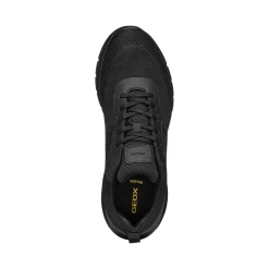Sneakers nere da Uomo in tessuto traforato e suola traspirante Geox
