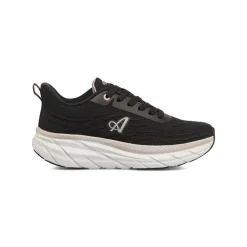 Sneakers Nere Donna in mesh con logo glitter e suola chunky Australian