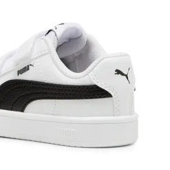 Sneakers primi passi bambino e bambina bianche con dettaglio nero Puma Rickie Classic