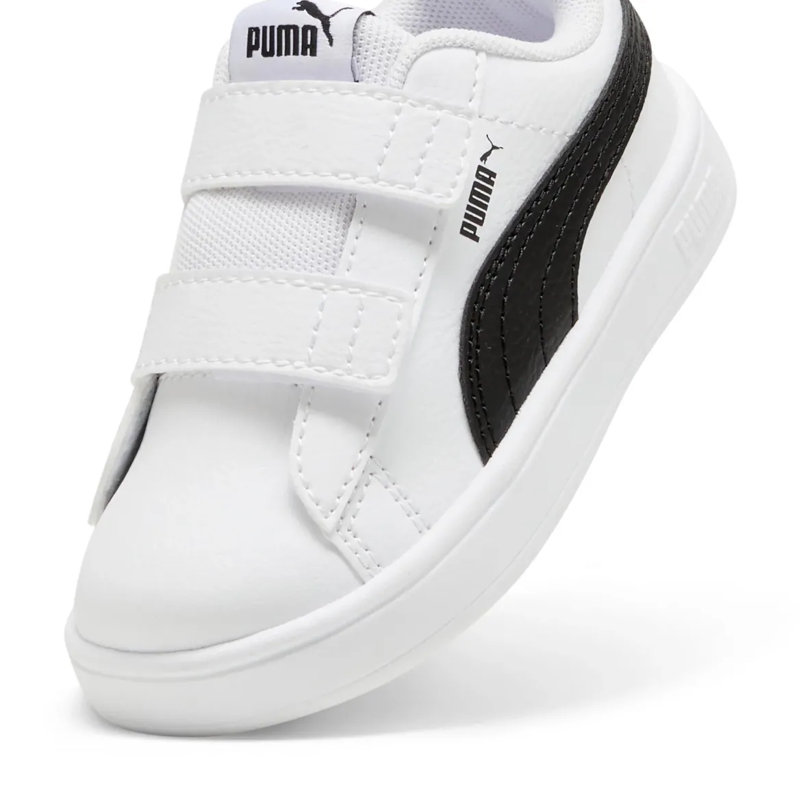 Sneakers primi passi bambino e bambina bianche con dettaglio nero Puma Rickie Classic