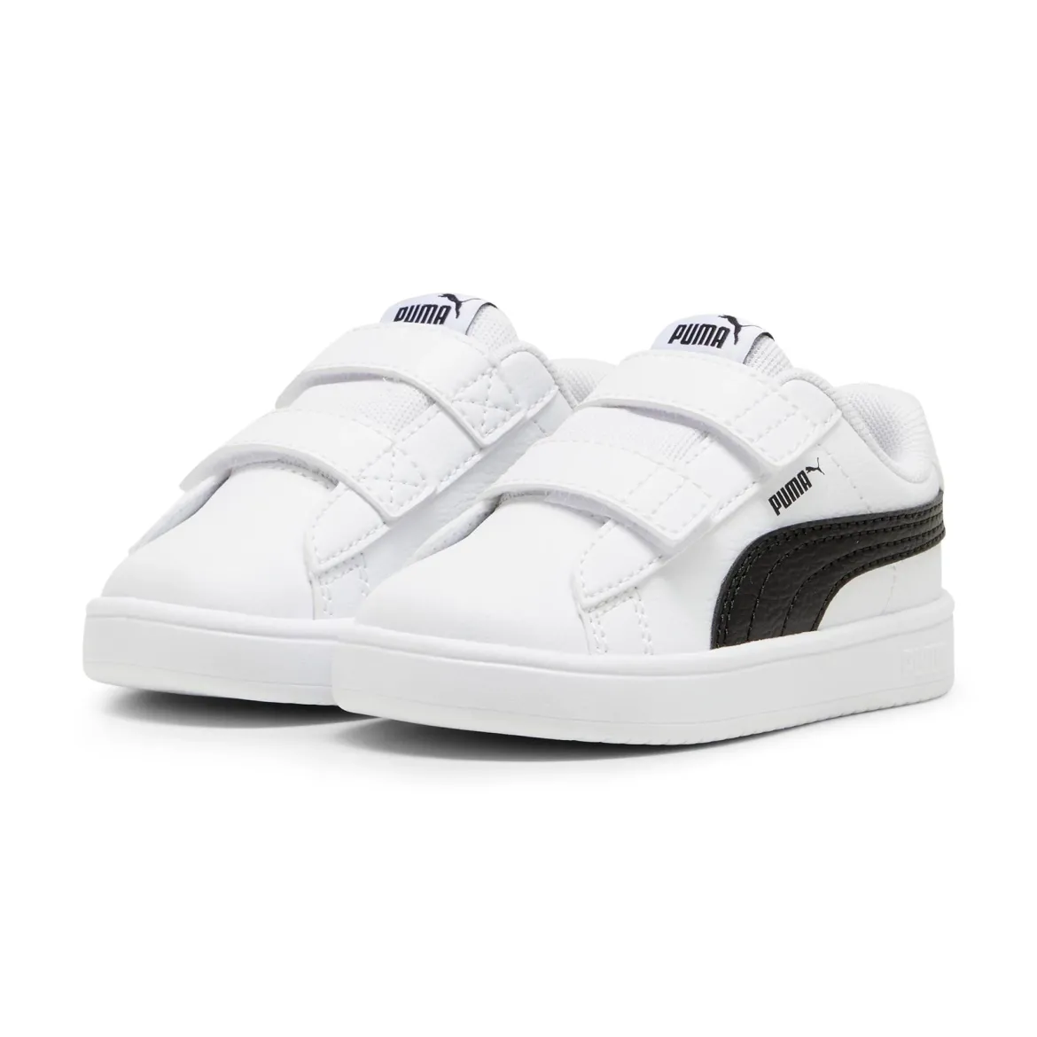 Sneakers primi passi bambino e bambina bianche con dettaglio nero Puma Rickie Classic