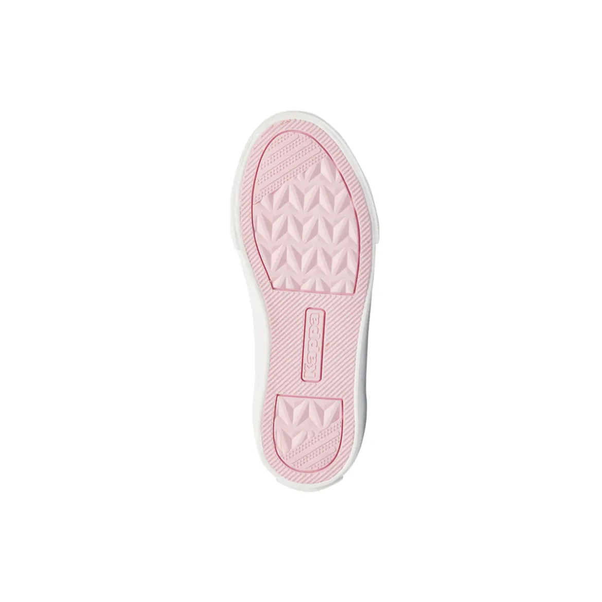 Sneakers Ragazza Kappa lilla con inserti bianchi e strappo in velcro