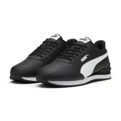 Sneakers retro da Uomo nere con inserti bianchi Puma Runner v4