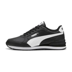 Sneakers retro da Uomo nere con inserti bianchi Puma Runner v4
