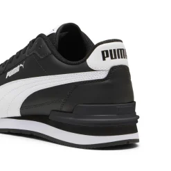 Sneakers retro da Uomo nere con inserti bianchi Puma Runner v4