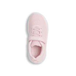 Sneakers Rosa Bambina in tessuto mesh con chiusura a strappo Champion