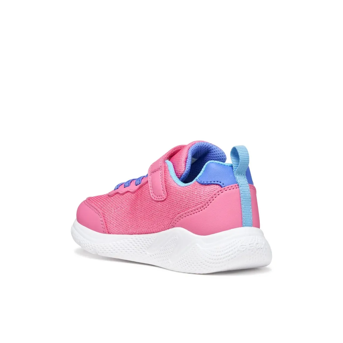 Sneakers rosa da Bambina con dettaglio stella e suola traspirante Geox