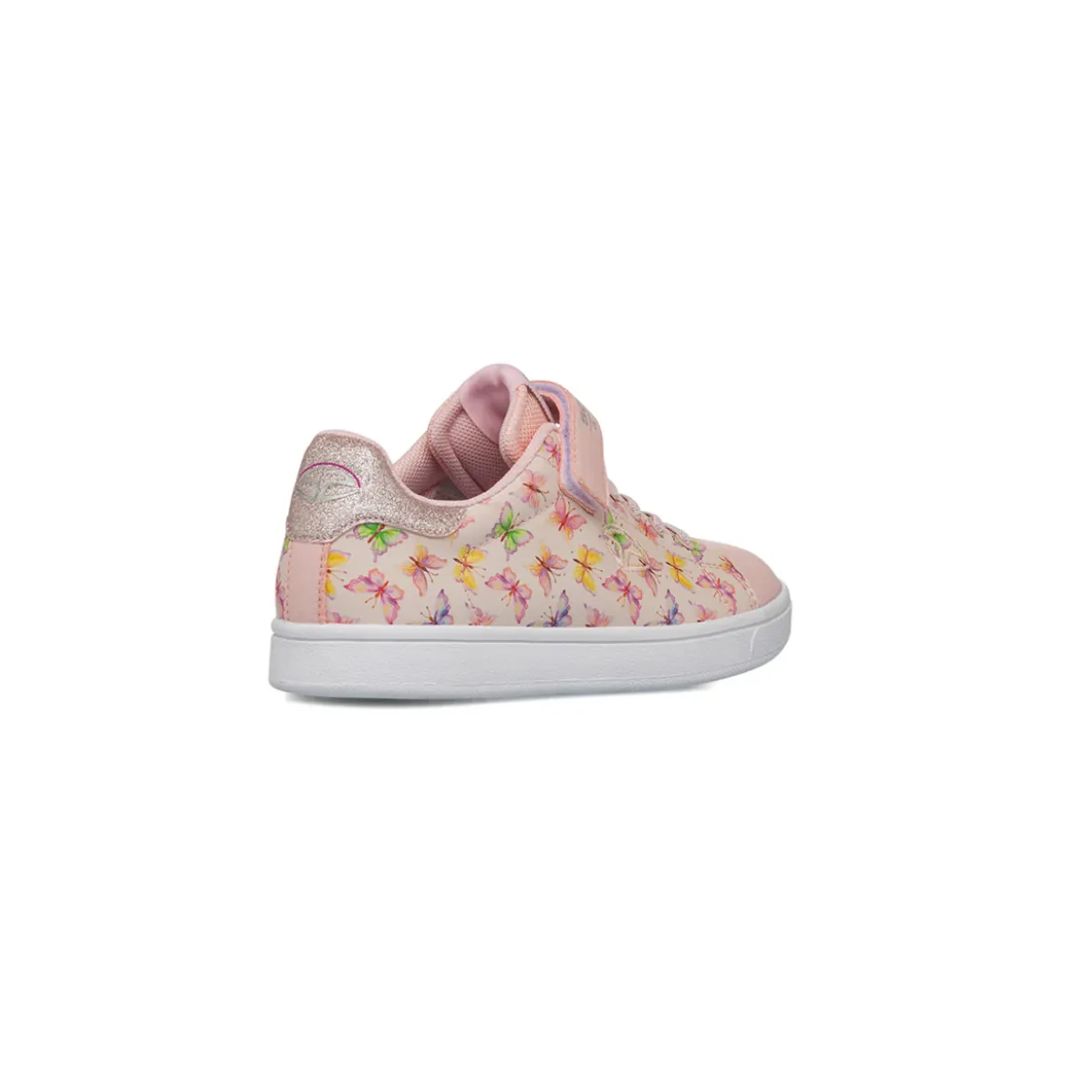 Sneakers rosa da Bambina con farfalle multicolor Soprani Sport
