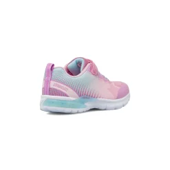 Sneakers rosa da bambina con Luci e strappo in velcro Australian