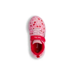 Sneakers rosa da bambina con luci e stampa Hello Kitty