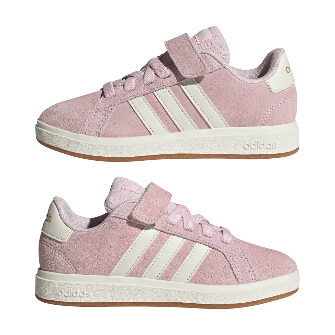 Sneakers Rosa da Bambina e Ragazza in tessuto effetto scamosciato GRAND COURT 00s adidas