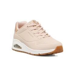 Sneakers rosa da donna con suola ad aria Skechers Uno - Shimmer Away