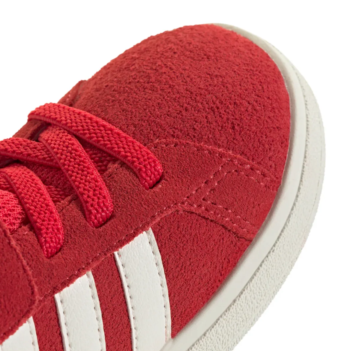 Sneakers Rosse Bambina effetto scamosciato adidas GRAND COURT 00s