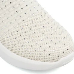Sneakers Slip-on Bianche Donna con soletta Memory Foam Lumberjack