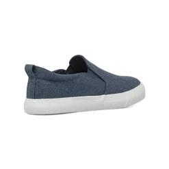 Sneakers slip-on blu da Uomo in tessuto effetto denim US Golf Club