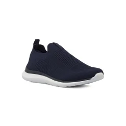 Sneakers Slip-on Blu Uomo in tessuto con fondo bianco Ducati