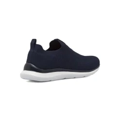 Sneakers Slip-on Blu Uomo in tessuto con fondo bianco Ducati