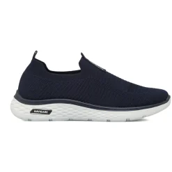 Sneakers Slip-on Blu Uomo in tessuto leggero senza lacci Navigare