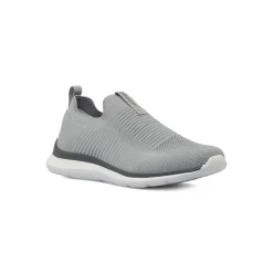 Sneakers Slip-on grigie da Uomo in tessuto mesh traspirante Ducati