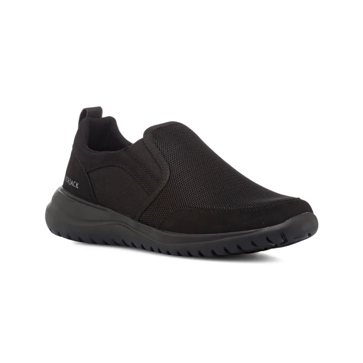 Sneakers Slip-on in tessuto nere da Uomo Lumberjack