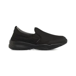 Sneakers Slip-on Nere Donna in tessuto con Memory Foam Lumberjack