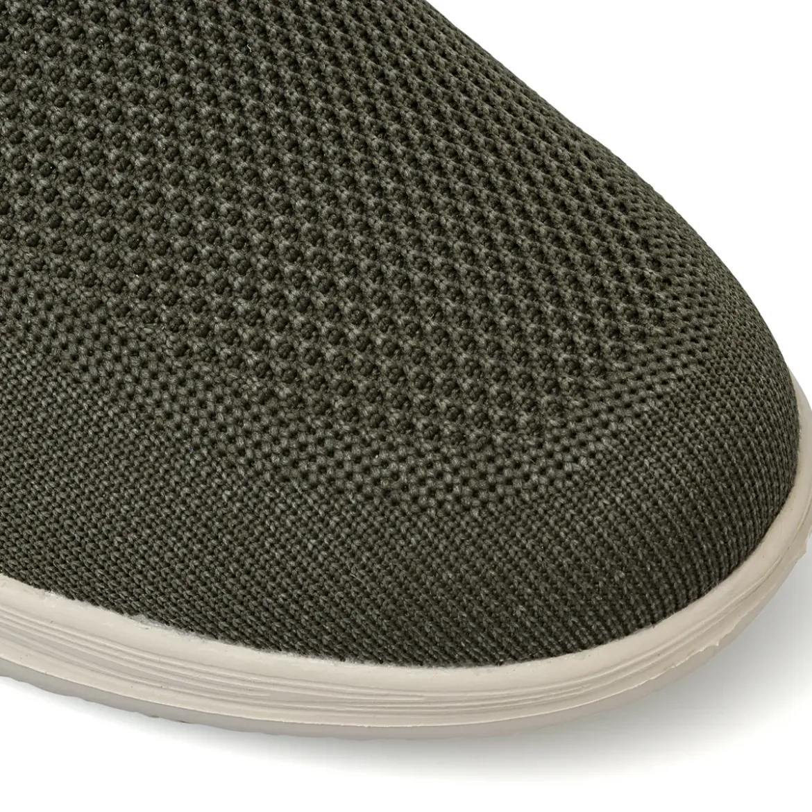 Sneakers Slip-on verdi da Uomo in tessuto mesh Jeep Spirit