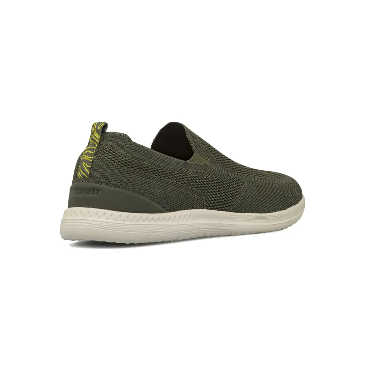 Sneakers Slip-on verdi da Uomo in tessuto mesh Jeep Spirit