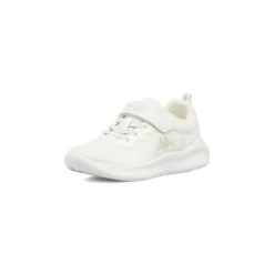 Sneakers Sport da bambino bianche Kappa con chiusura a strappo in mesh