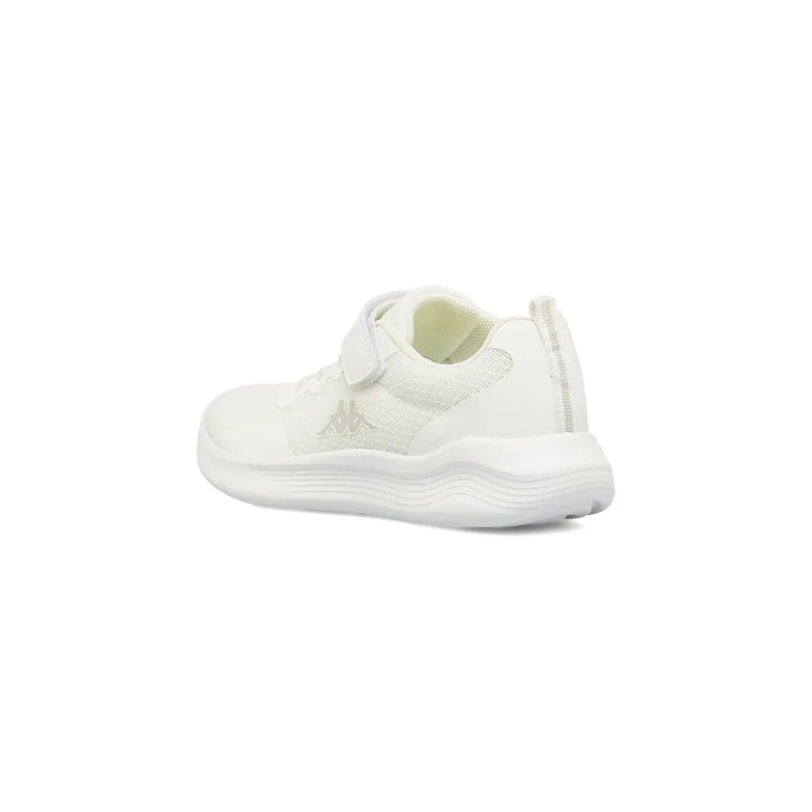 Sneakers Sport da bambino bianche Kappa con chiusura a strappo in mesh